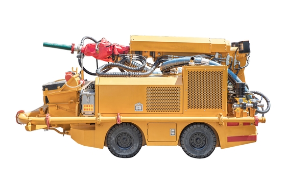 UPS-ZT10(A) Unterirdische Schotbetonmaschine Nassbetonbesprühmaschine mit Yunnei Motorcab